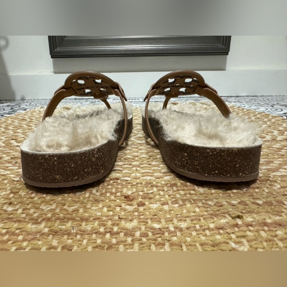 Tory Burch Cloud Shearling Sandals - Picture 3 of 7